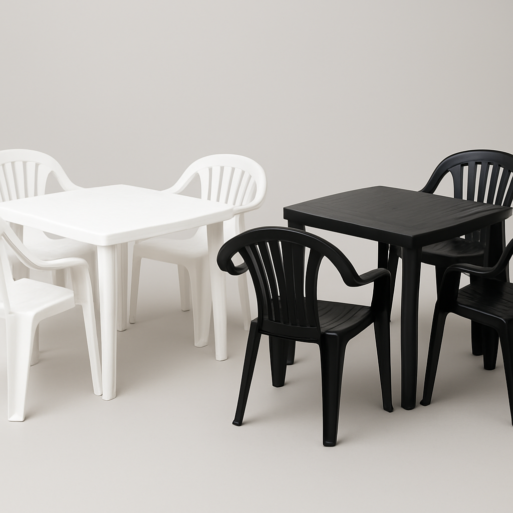 Conjunto Mesa + 4 Cadeiras Com Braço